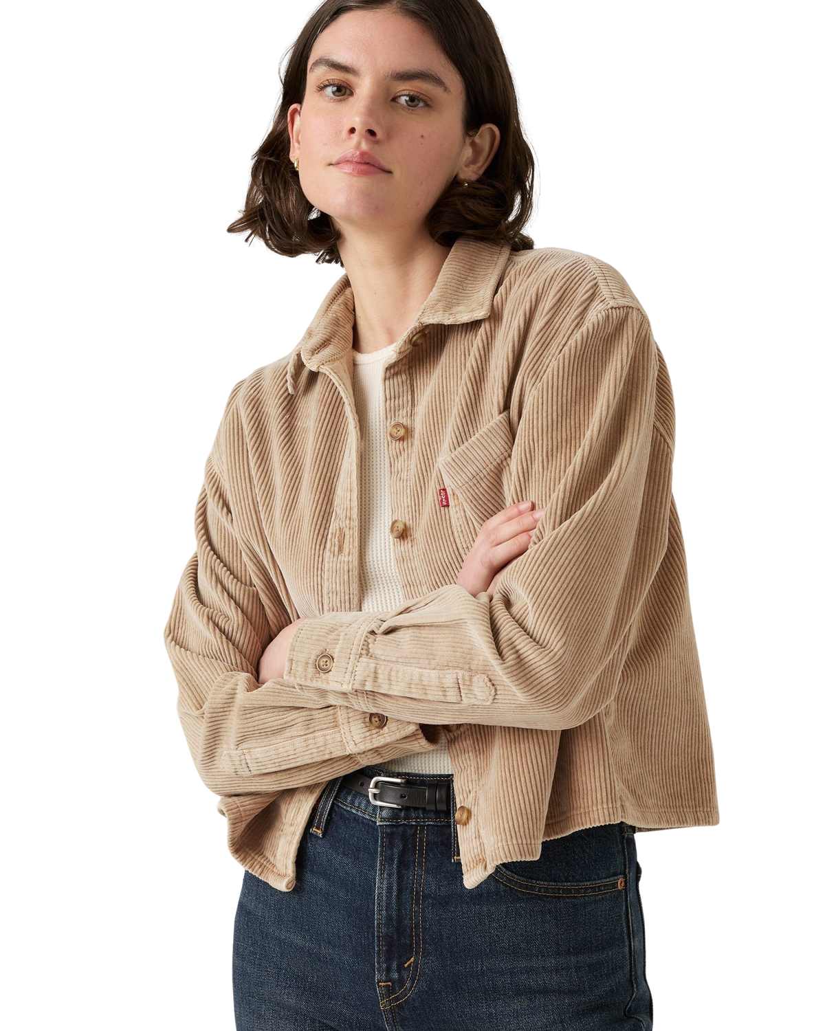 The Levi's® Womens Celine Shacket in Amphora