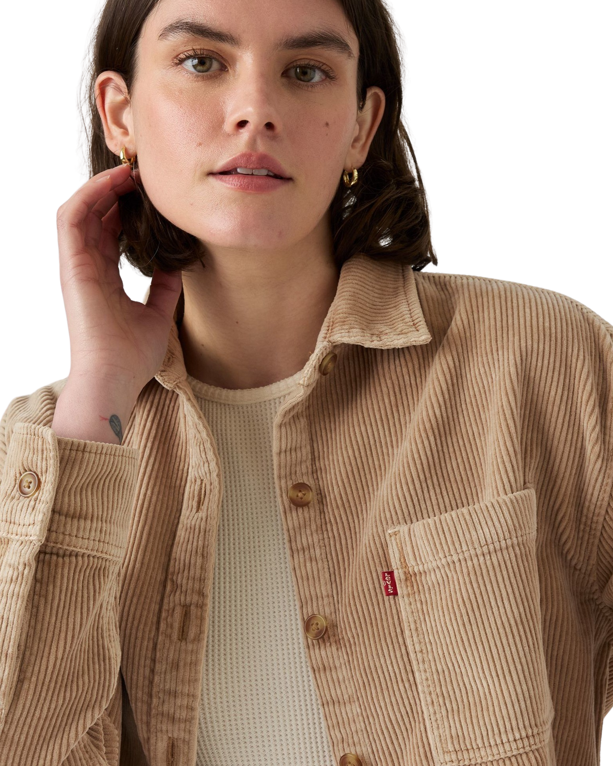 The Levi's® Womens Celine Shacket in Amphora