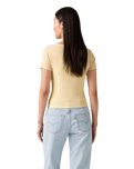 The Levi's® Womens Essential Square Neck T-Shirt in Garment Dye French Vanilla