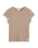 The Levi's® Womens Dry Goods Waffle Cap T-Shirt in Taupe Gray Heather Bros