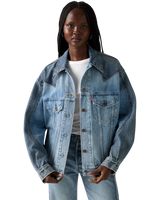 The Levi's® Womens 90s Western Pieced Trucker Jacket in Free Range Trucker