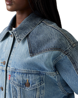 The Levi's® Womens 90s Western Pieced Trucker Jacket in Free Range Trucker