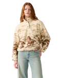 The Levi's® Womens Kasey Sherpa Fleece Jacket in Whisper White
