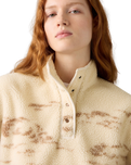The Levi's® Womens Kasey Sherpa Fleece Jacket in Whisper White