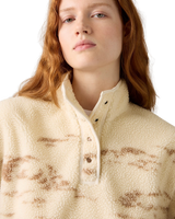 The Levi's® Womens Kasey Sherpa Fleece Jacket in Whisper White