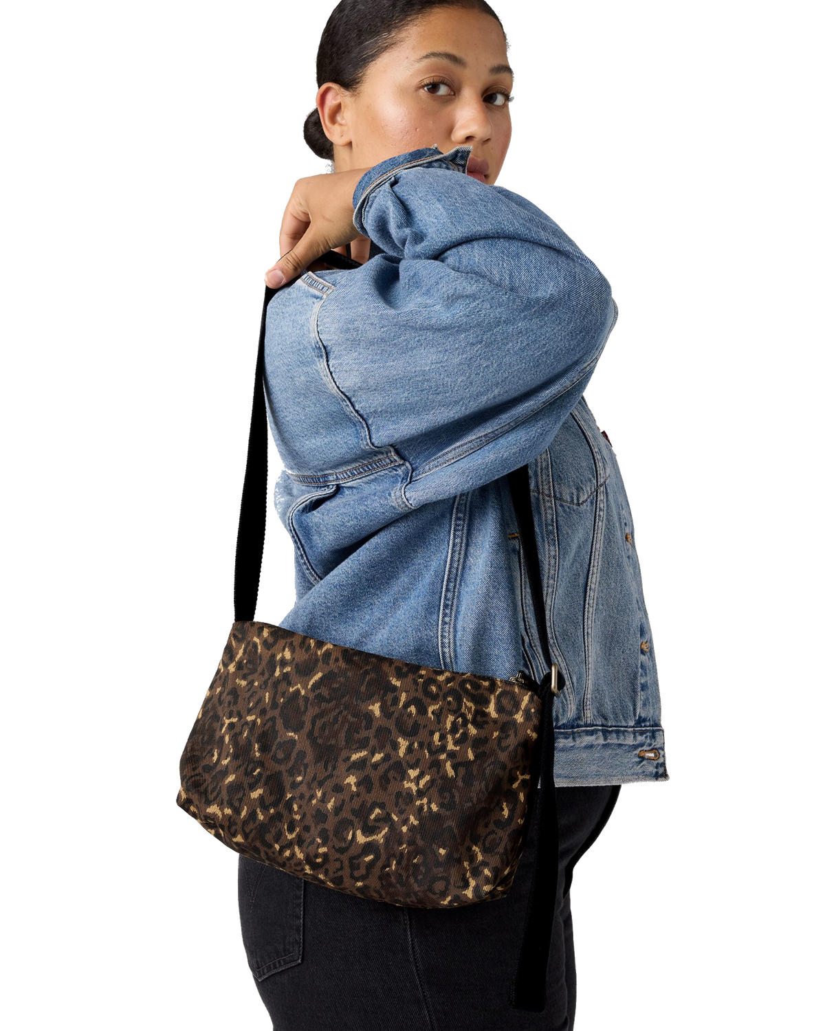 The Levi's® Ali Small Shoulder Bag in Muriel Leopard Pinecone