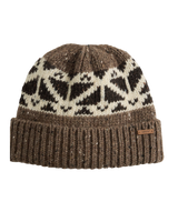 The Levi's® Womens Boho Beanie in Fair Isle Walnut