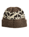 The Levi's® Womens Boho Beanie in Fair Isle Walnut