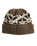 The Levi's® Womens Boho Beanie in Fair Isle Walnut