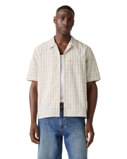 Sunset Standard Camp Shirt in Hendrick Indigo Plaid