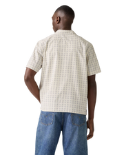 Sunset Standard Camp Shirt in Hendrick Indigo Plaid