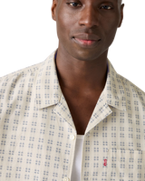 Sunset Standard Camp Shirt in Hendrick Indigo Plaid