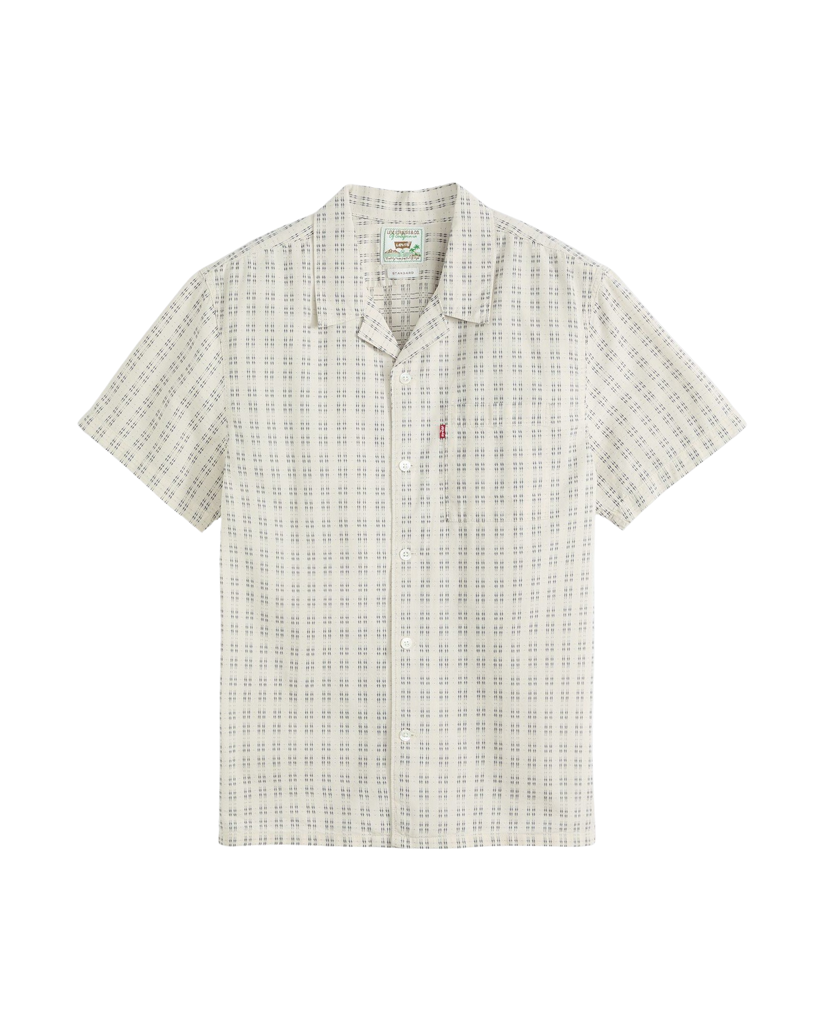 Sunset Standard Camp Shirt in Hendrick Indigo Plaid