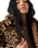 Elle Sherpa Jacket in Muriel Faux Leopard Black Amber