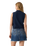 The Levi's® Womens Supersoft Mini Ruffle Vest in Navy Blazer