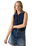 The Levi's® Womens Supersoft Mini Ruffle Vest in Navy Blazer