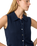 The Levi's® Womens Supersoft Mini Ruffle Vest in Navy Blazer