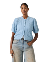 The Levi's® Womens Pauline Pointelle Cardigan in Glacier Lake