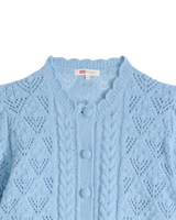 The Levi's® Womens Pauline Pointelle Cardigan in Glacier Lake
