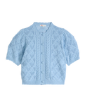 The Levi's® Womens Pauline Pointelle Cardigan in Glacier Lake