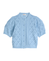 The Levi's® Womens Pauline Pointelle Cardigan in Glacier Lake