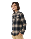 Boys Count Flannel Shirt in Taupe