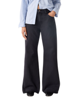 The Levi's® Womens Loose Boot Jeans in Chipped Black Oyster