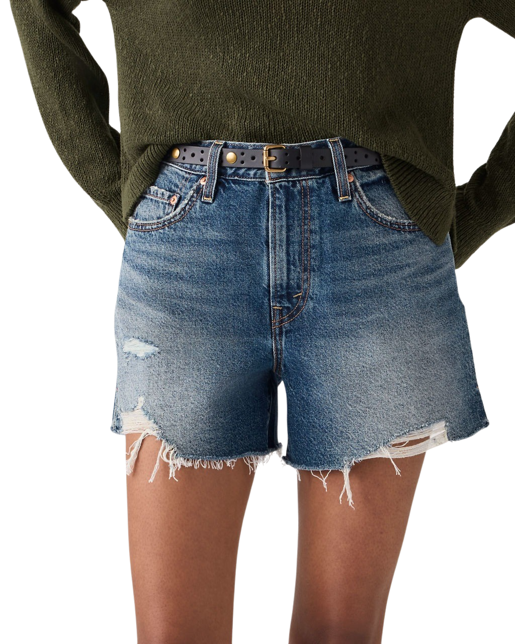 The Levi's® Womens Ribcage Shorts in Like It Love It