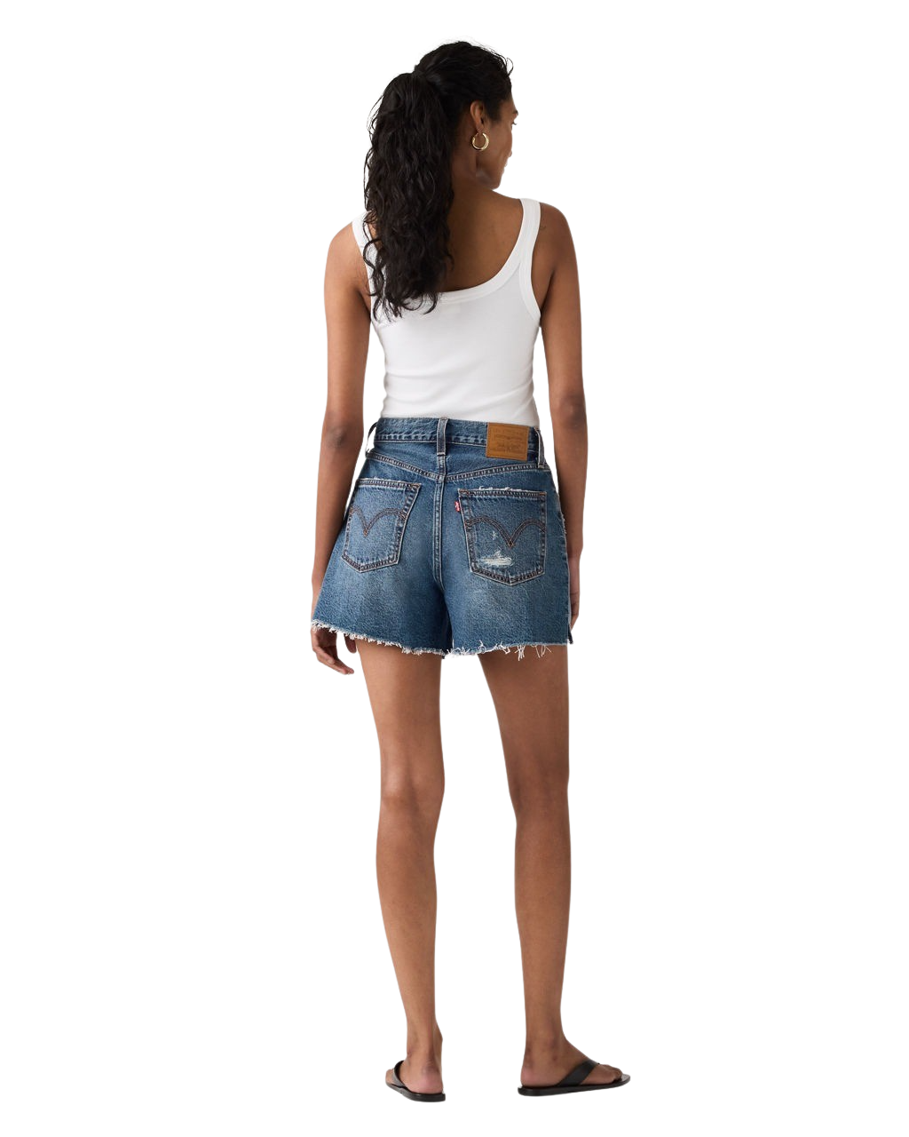 The Levi's® Womens Ribcage Shorts in Like It Love It