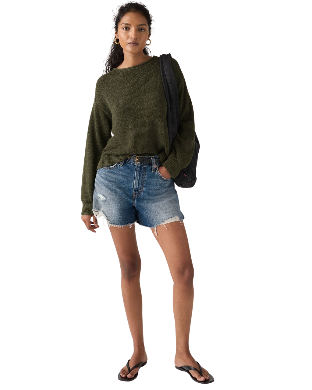 The Levi's® Womens Ribcage Shorts in Like It Love It