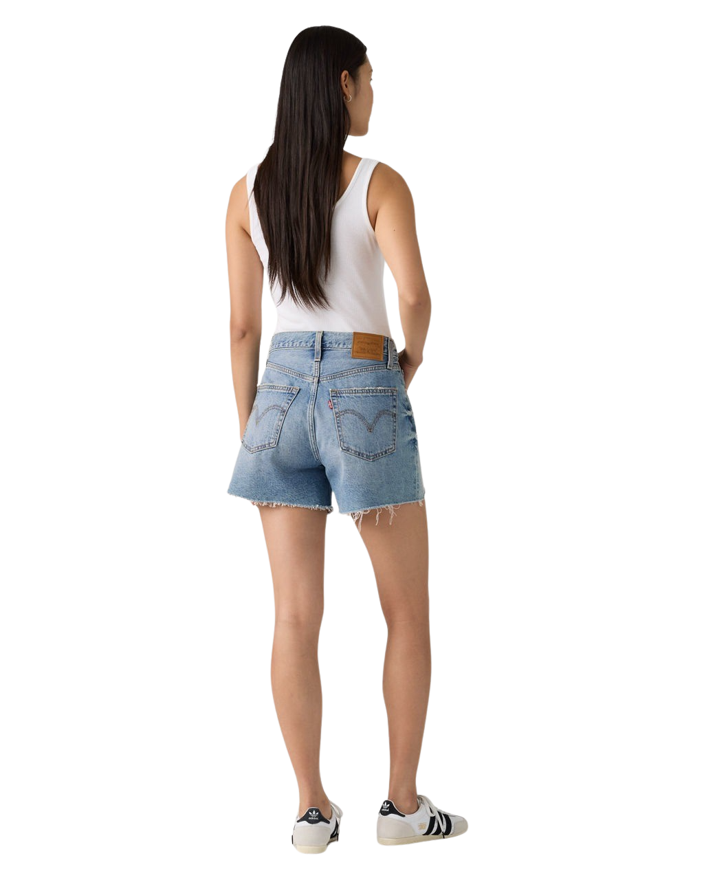The Levi's® Womens Ribcage Shorts in Blow My Mind