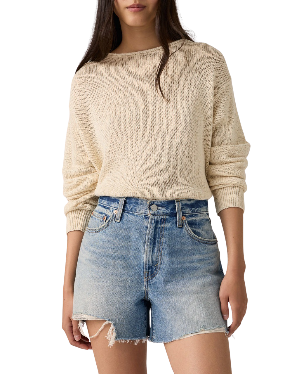 The Levi's® Womens Ribcage Shorts in Blow My Mind
