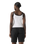 Graphic Essential Vest in Bright White & Pirate Black