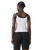 Graphic Essential Vest in Bright White & Pirate Black