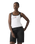 Graphic Essential Vest in Bright White & Pirate Black