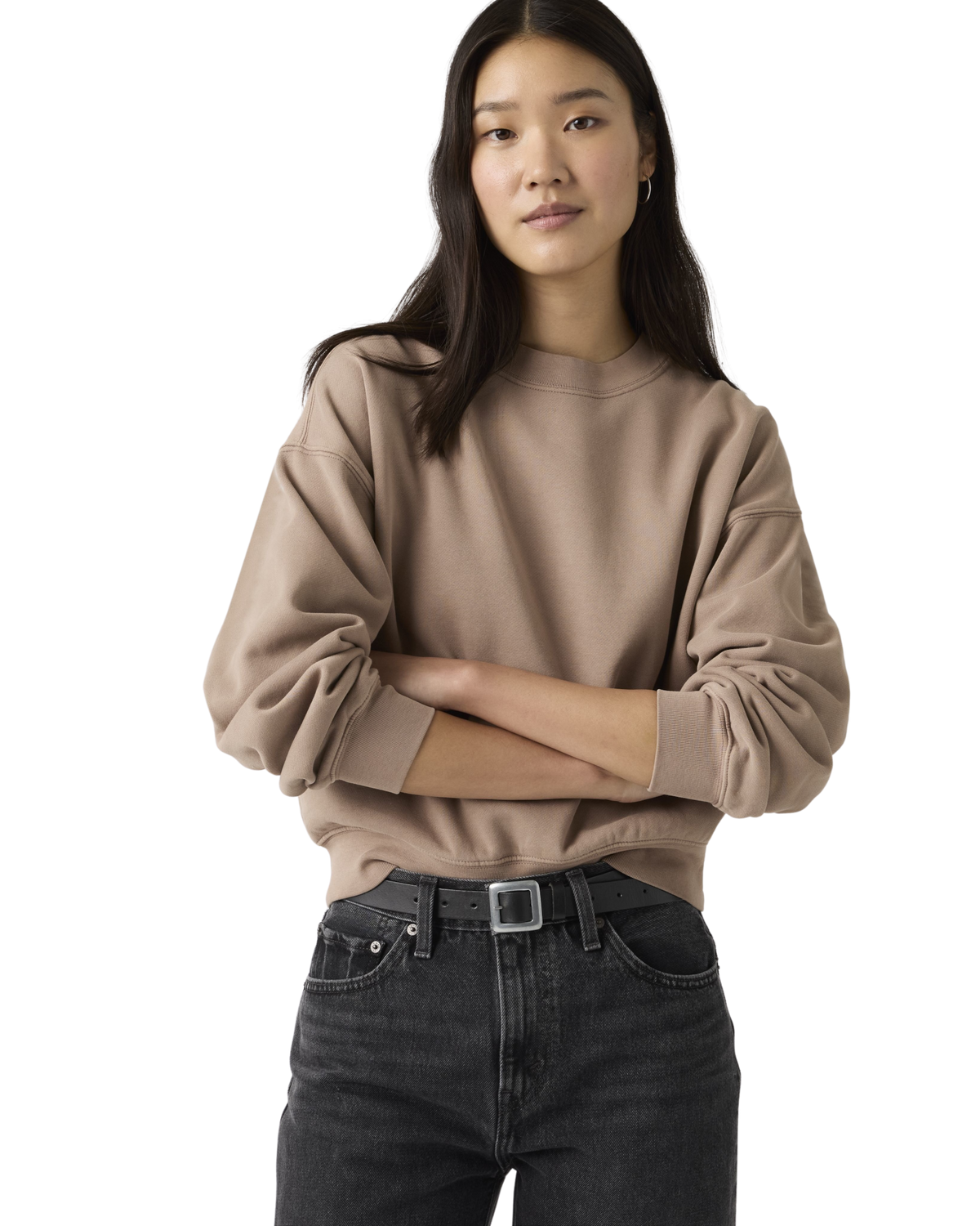 The Levi's® Womens Vintage Boxy Sweatshirt in Pine Bark