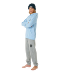 Boys Icons Of Surf Joggers in Grey Marle