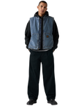 The Levi's® Mens Loose Work Chino Trousers in Mineral Black