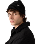 The Levi's® Mens Sunset Beanie in Anthracite Night