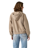 The Levi's® Womens Everyday Zip Hoodie in Taupe Gray Heather Bros