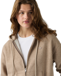The Levi's® Womens Everyday Zip Hoodie in Taupe Gray Heather Bros