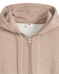 The Levi's® Womens Everyday Zip Hoodie in Taupe Gray Heather Bros
