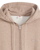 The Levi's® Womens Everyday Zip Hoodie in Taupe Gray Heather Bros