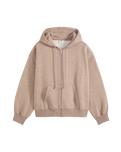 The Levi's® Womens Everyday Zip Hoodie in Taupe Gray Heather Bros