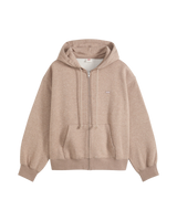 The Levi's® Womens Everyday Zip Hoodie in Taupe Gray Heather Bros