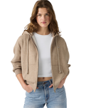The Levi's® Womens Everyday Zip Hoodie in Taupe Gray Heather Bros