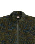 Nolan Sherpa Full Zip Fleece Jacket in Sedona Sherpa Paisley Rosin