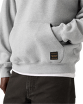The Levi's® Mens Workwear Hoodie in Silver Heather Gray