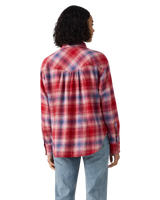Nash Flannel Shirt in Locryn Plaid Emboldened Flannel