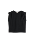 Pleated Vest in Anthracite